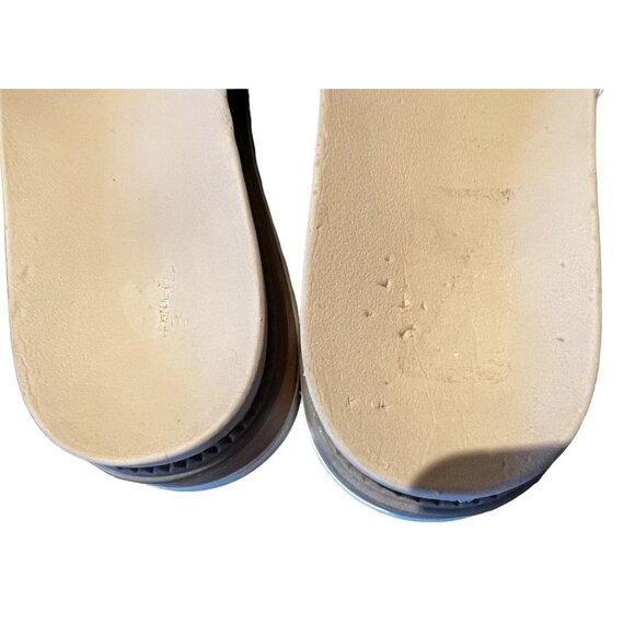 Dr. Scholl’s Women’s Size 9M Sandal Slip Ons Slide Wedge Textured Black - Picture 3 of 8